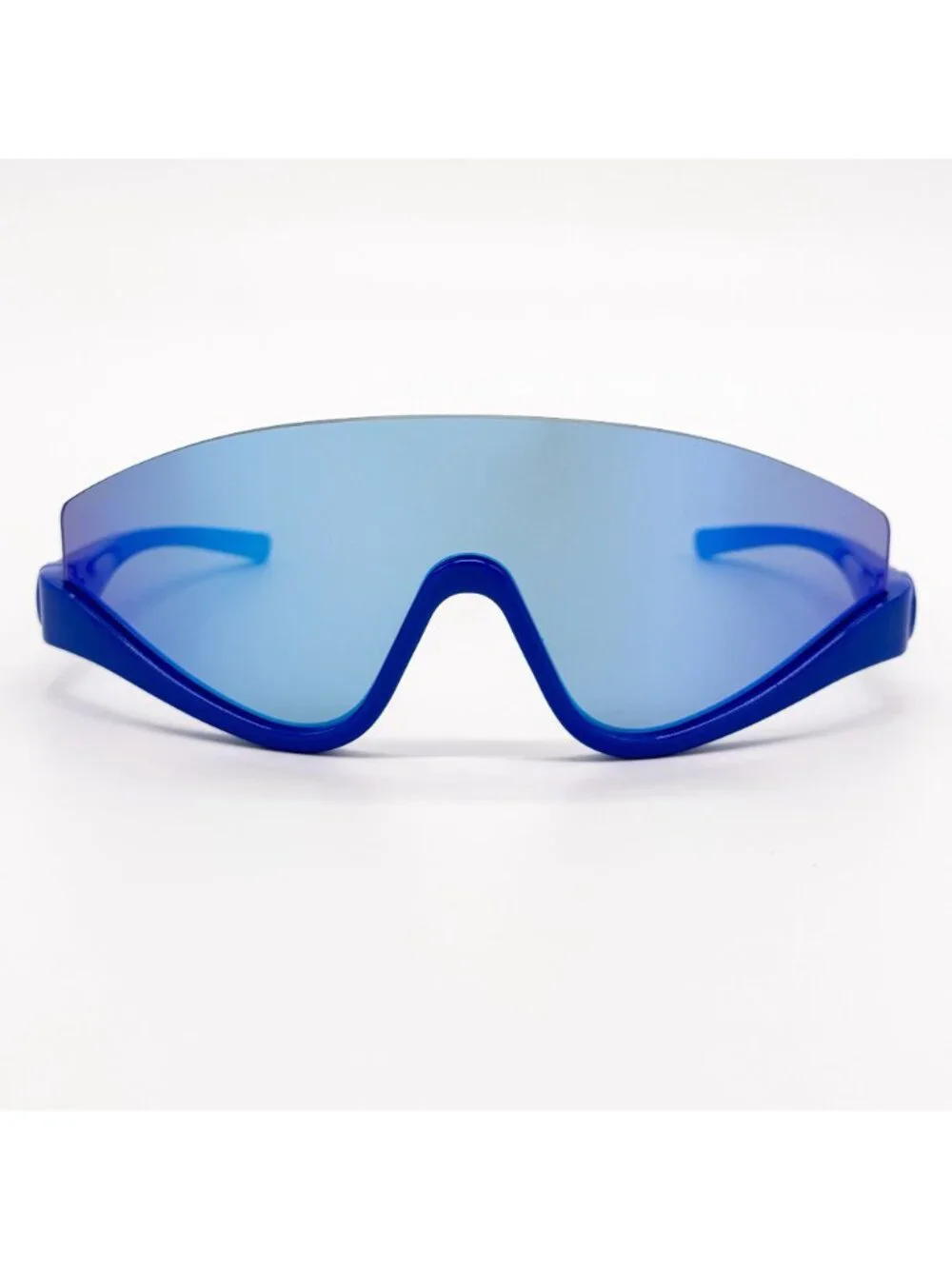 NEW GUCCI SUNGLASSES GG1650S 010 SHIELD BLUE UNISEX GUCCI EYEWEAR - Picture 4 of 9